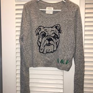 Bulldog Sweater Abercrombie and Fitch